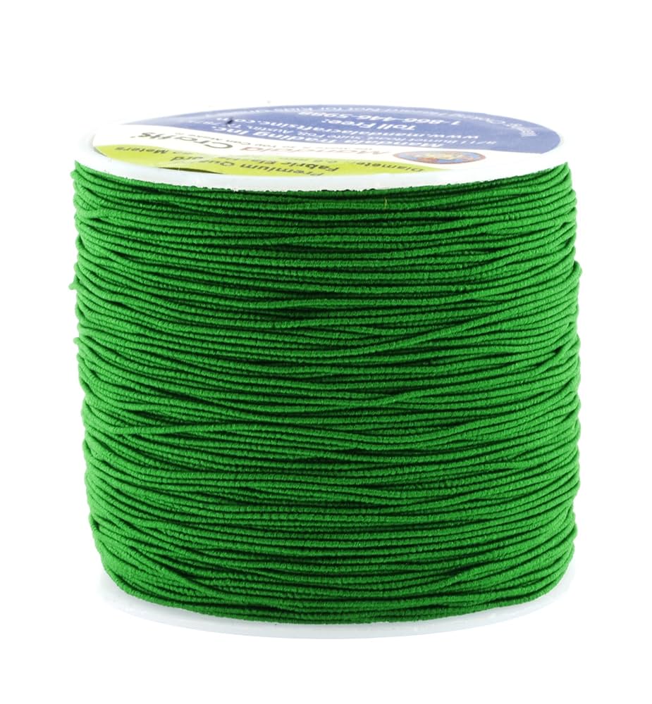 Amazon.com: Mandala Crafts Green Shirring Elastic Thread for